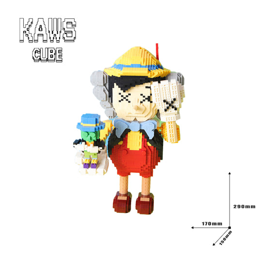カウズ  KAWSPinocchio： Nanoblock  ナノブロック「290mm」251224-11