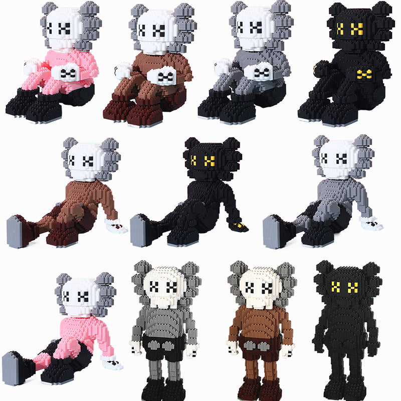カウズ KAWS HOLIDAY Gray : Nanoblock グレー ナノブロック カウズ KAWS HOLIDAY Gray : Nanoblock グレー ナノブロック