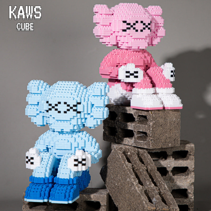 カウズ  KAWS HOLIDAY II : Nanoblock  ピンク  ナノブロック「242mm」0912-06