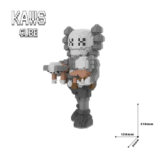 カウズ  KAWS Companion GREY： Nanoblock  ナノブロック「210mm」251225-8