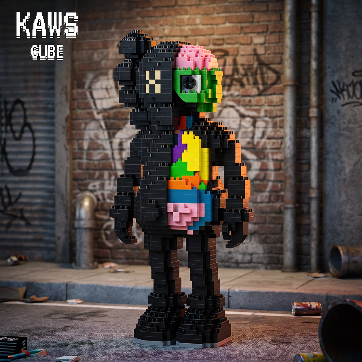 カウズ KAWS  Dissected Companion： Nanoblock  ナノブロック「230mm」251224-1