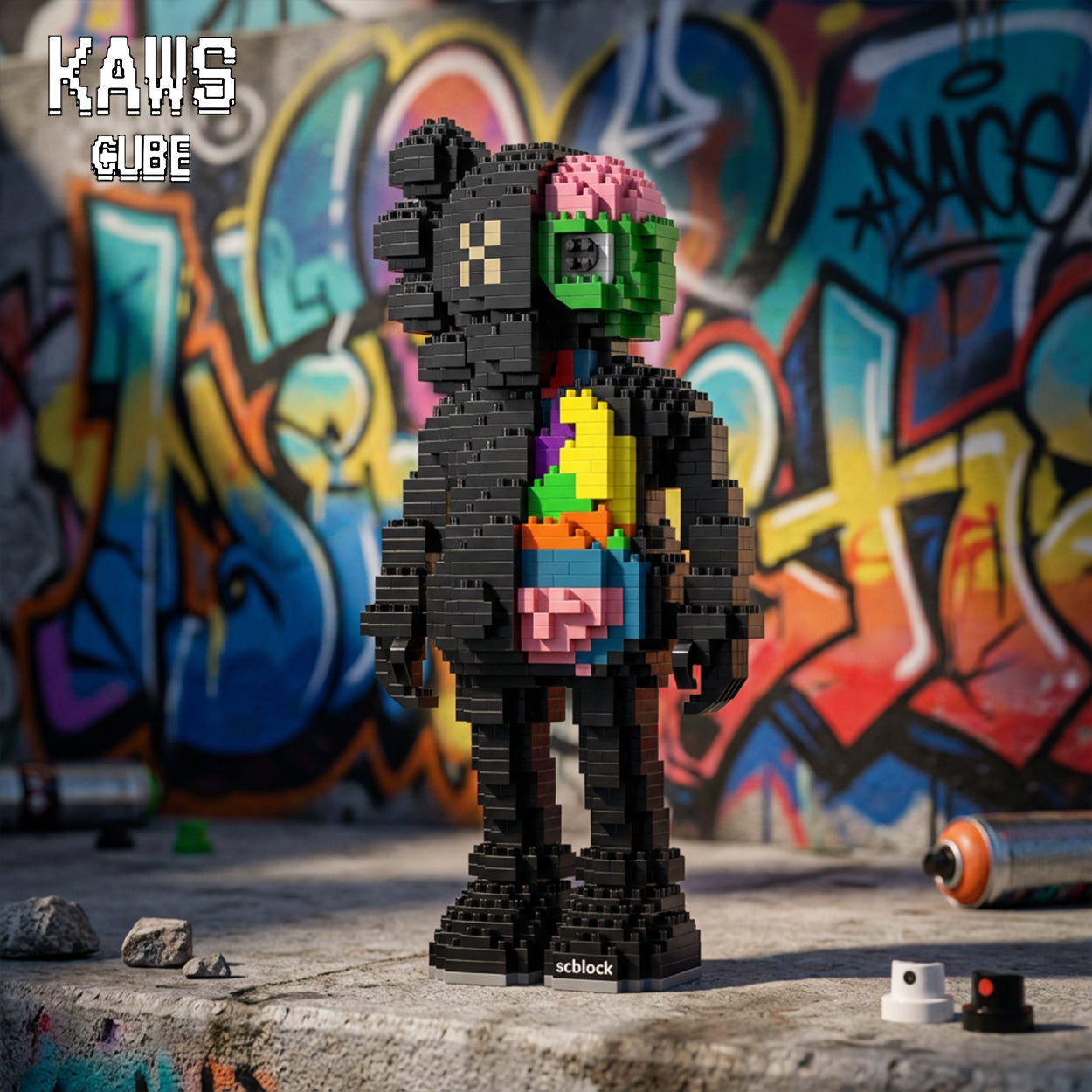 カウズ KAWS  Dissected Companion： Nanoblock  ナノブロック「230mm」251224-1