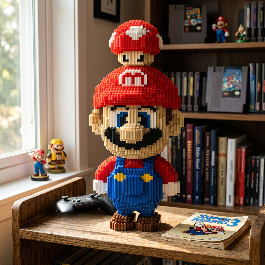 Marioブロック：  Mario「500mm」260403-2
