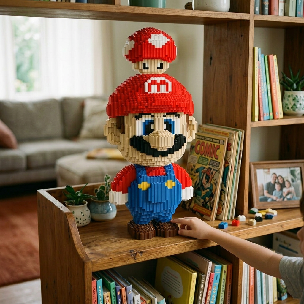 Marioブロック：  Mario「500mm」260403-2