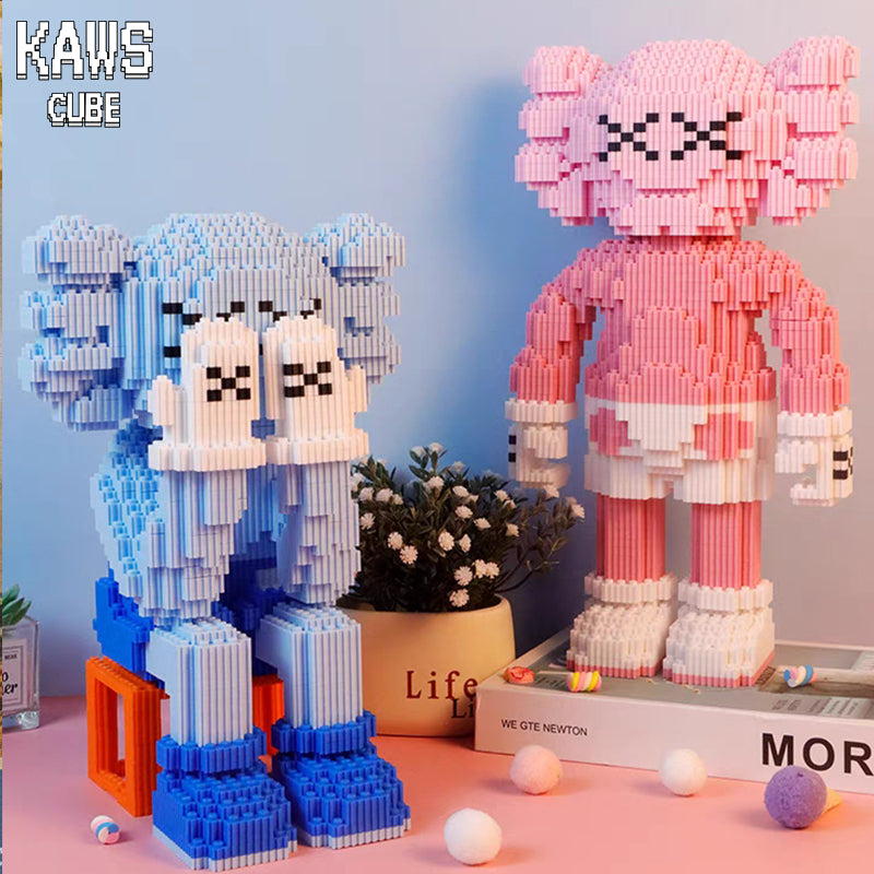 カウズ  KAWS  Passing Through:Nanoblock ブルー ナノブロック「287mm」0904-7