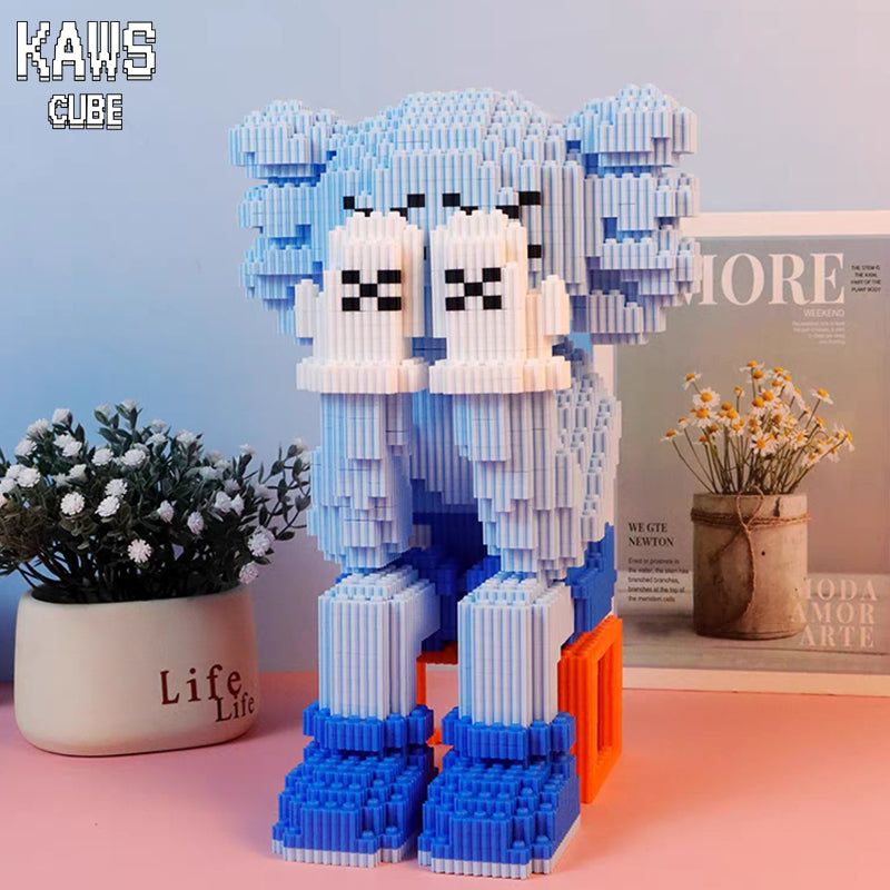 カウズ  KAWS  Passing Through:Nanoblock ブルー ナノブロック「287mm」0904-7